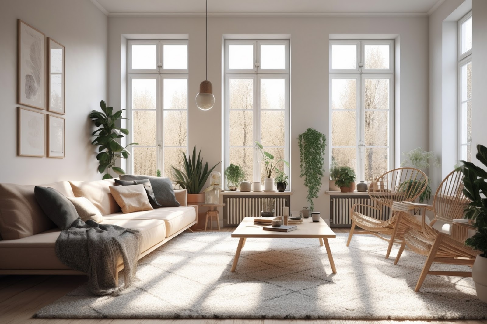 海外テイストの住宅の室内画像